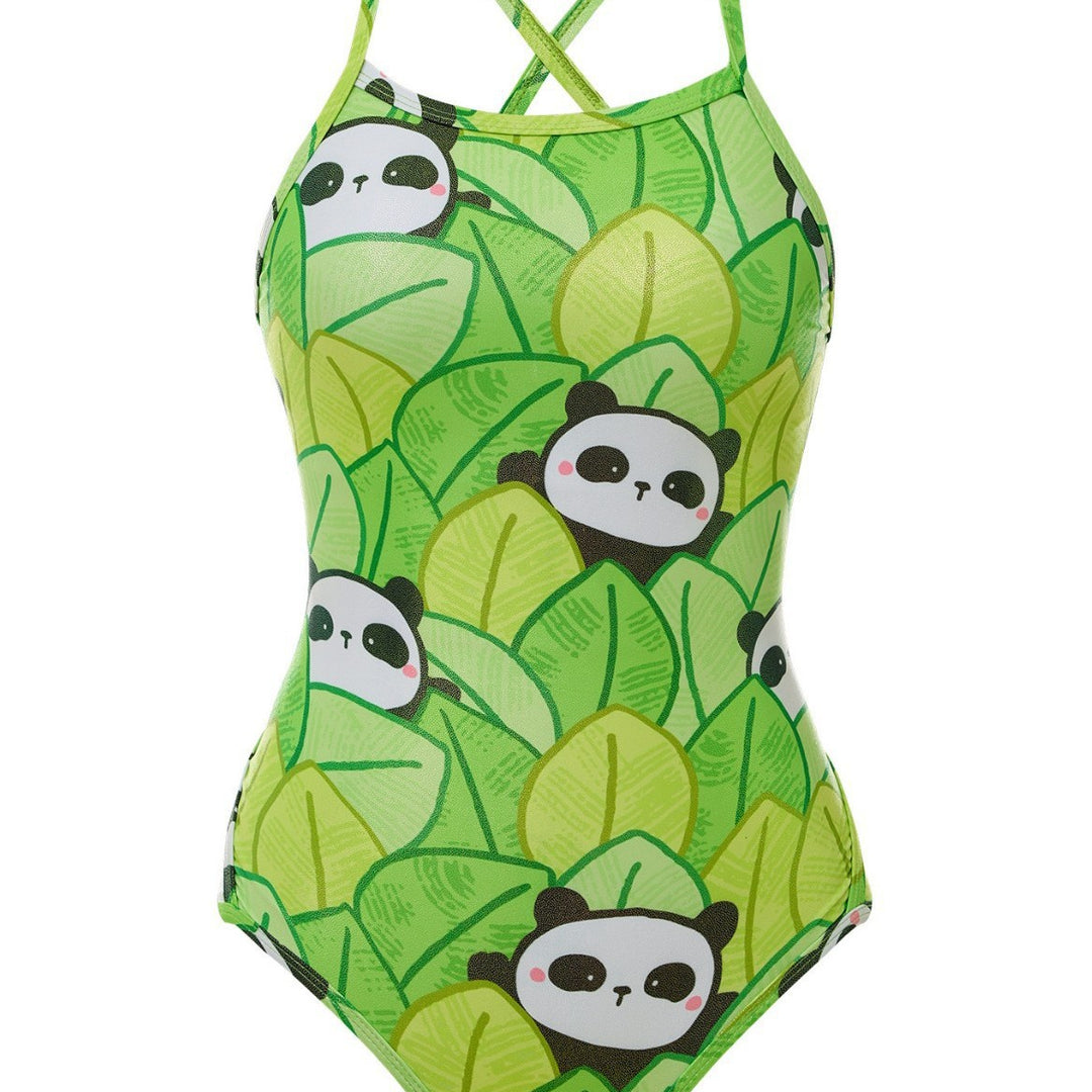 Dame Én-delt Badedragt med legesyg Panda-design Stilla