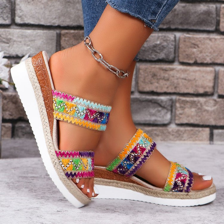 Dame Plateau-Sandaler Stilla