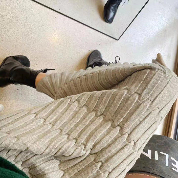 Femme ribbet tekstur bukser Stilla