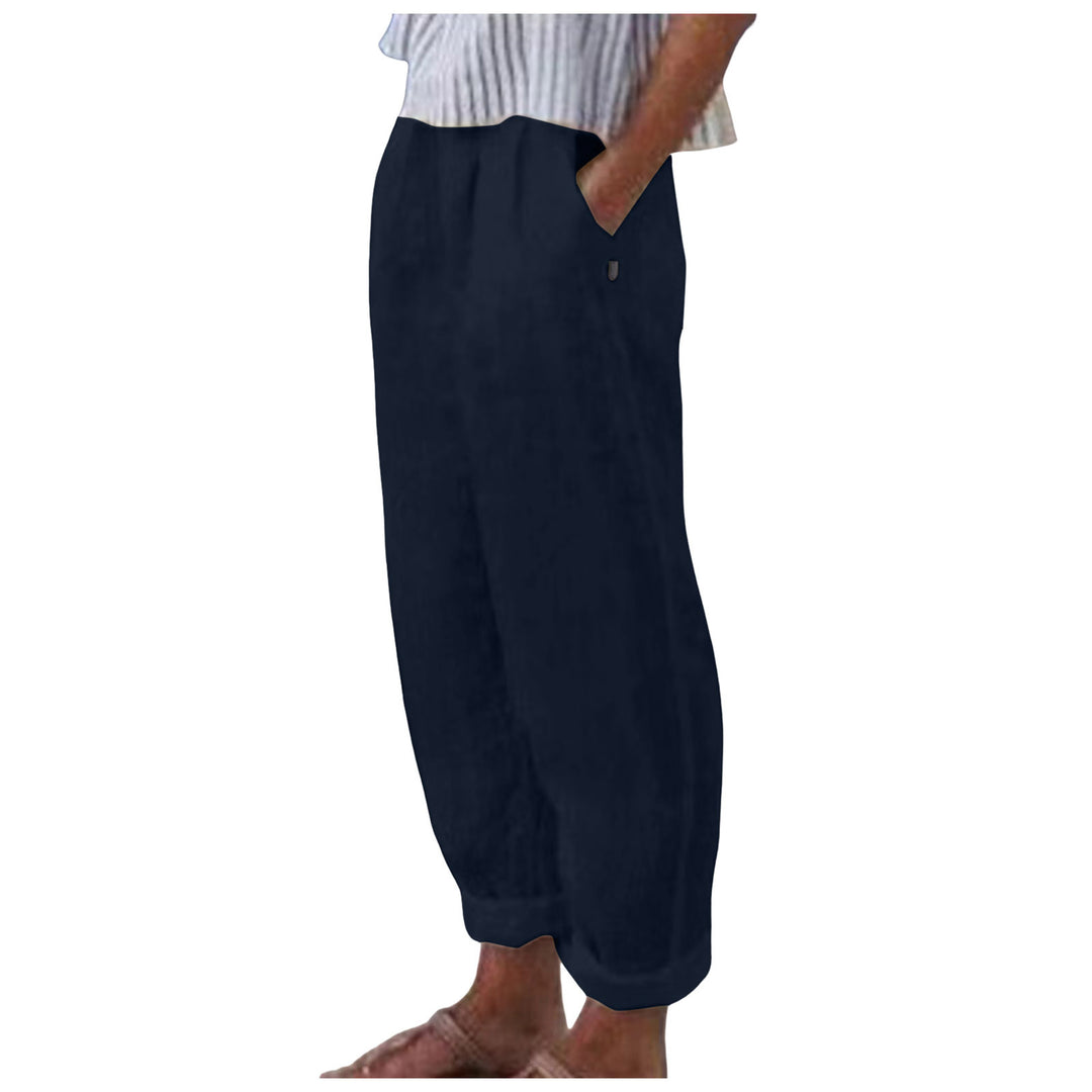 Dame Relaxed Fit Bred Bukser Stilla