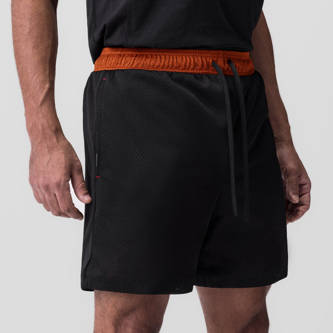 Herrer Sports Netshorts med let materiale og elastisk bånd Stilla