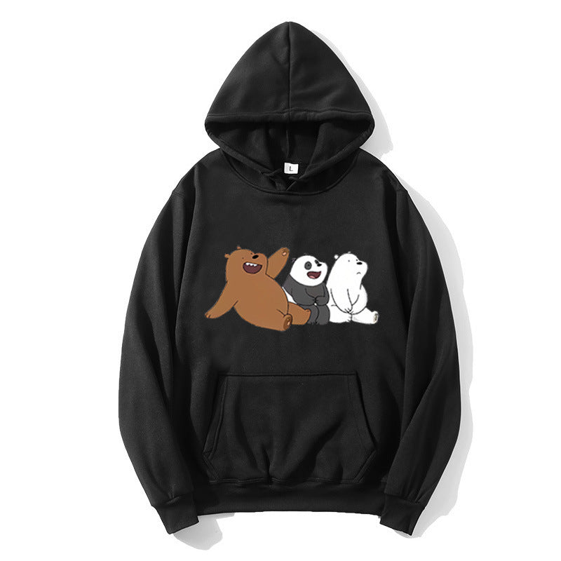 Dame hoodie med humoristisk dyremotiv Skovae