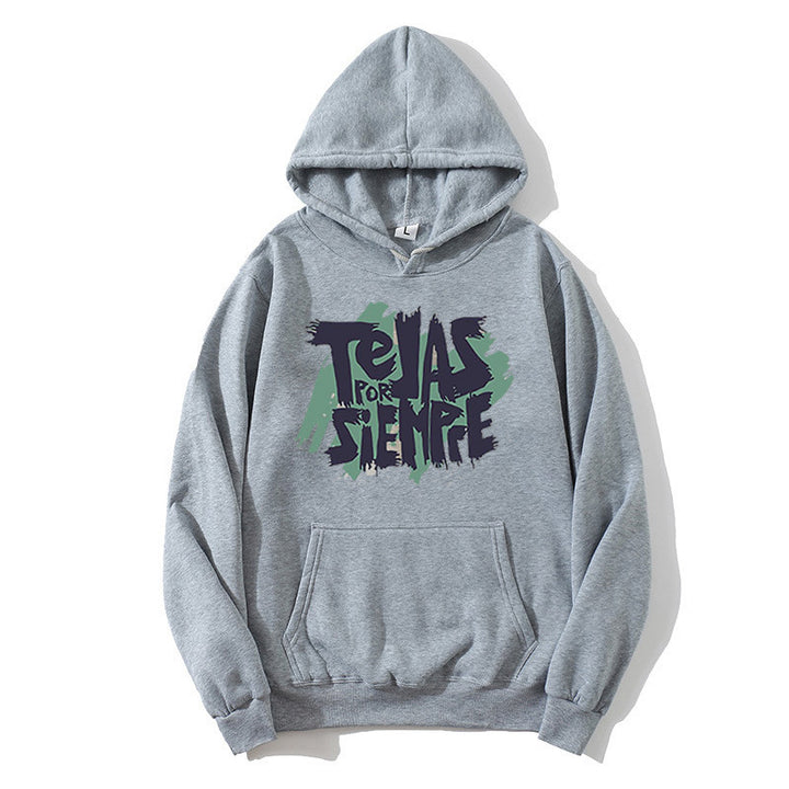 Dame Hoodie med kunstnerisk grafisk tryk Skovae