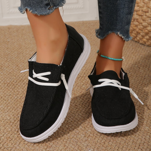 Dame Behagelige Slip-On Sneakers med elastiske snørebånd Stilla