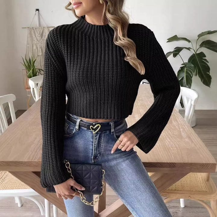 Dame Grovstrik Pullover Stilla