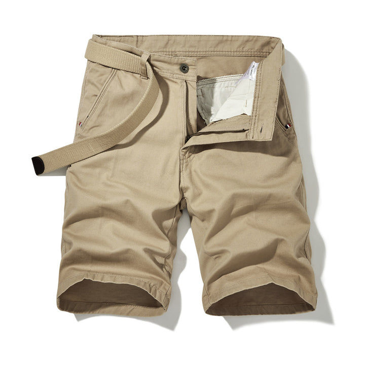 Herre bomulds shorts med justerbar talje Stilla