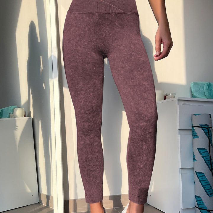 Dame sportleggings med innovativ pasform og stilfulde indsatser Stilla