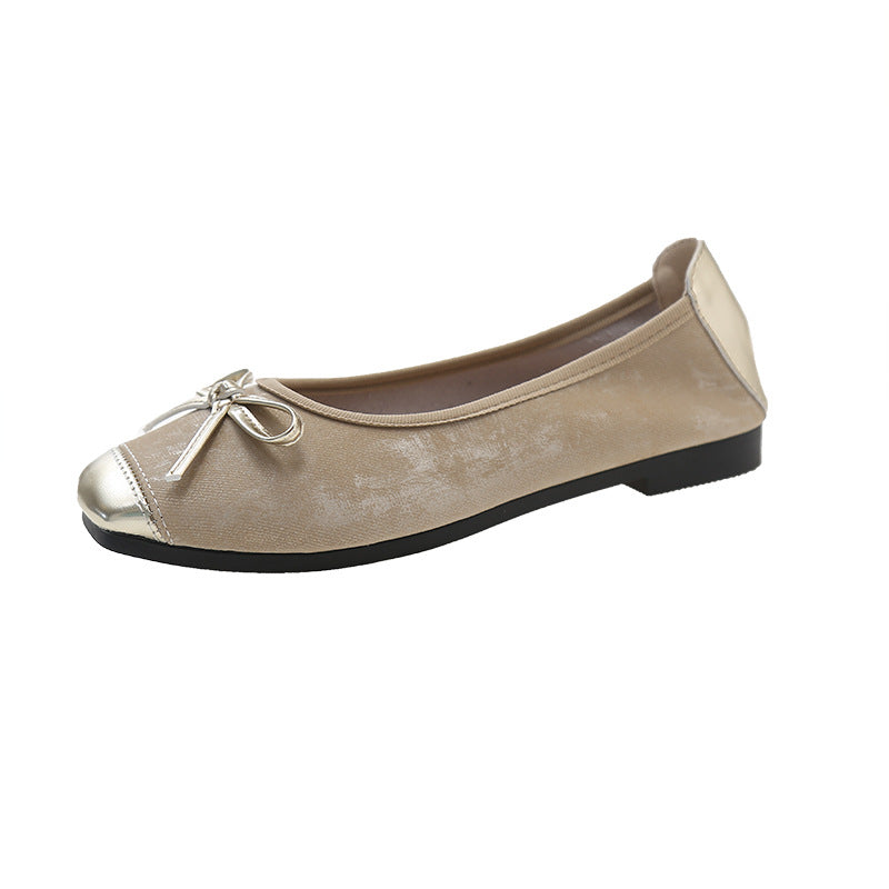 Damer Elegante Bows-detalje Ballerinas Stilla
