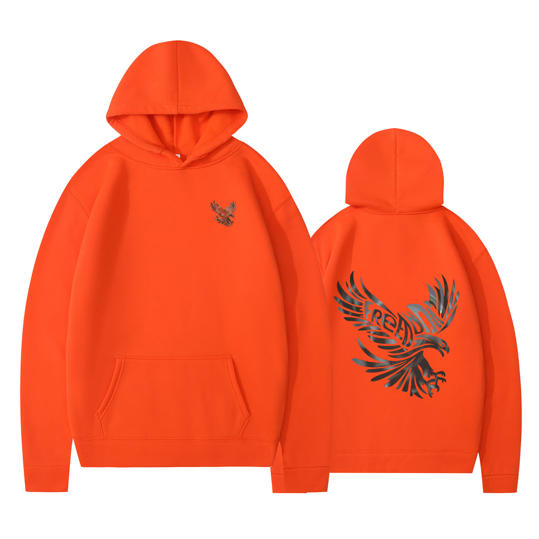 Dame hoodie med ikonisk ørnedesign og blød indvendig for Stilla