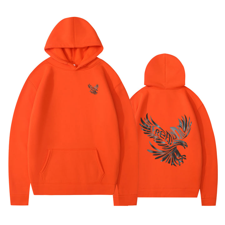 Dame hoodie med ikonisk ørnedesign og blød indvendig for Stilla