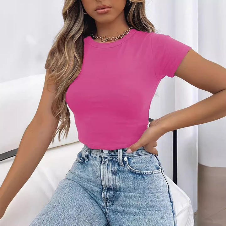 Dame Crop Essentials T-Shirt Stilla
