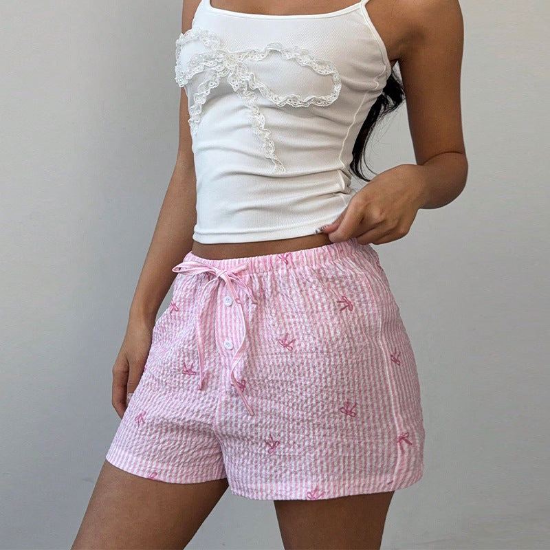 Dame natshorts med justerbar talje Stilla