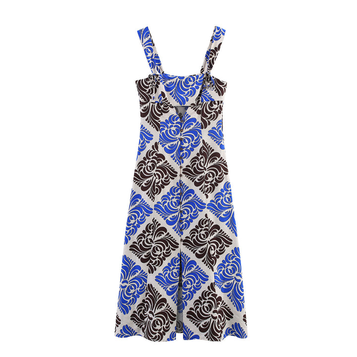 Damer Floral Print Maxi Kjole Stilla 1750153684