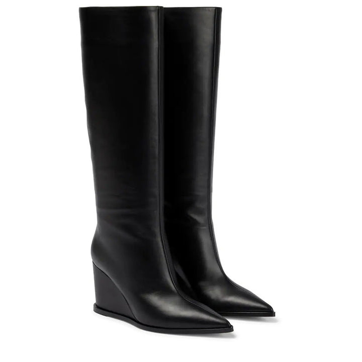 Femme Kiesål Over-the-Knee Støvler med slankt design Stilla
