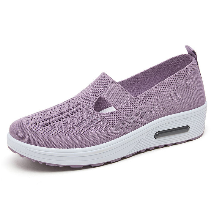 Dame Luftige og komfortable Slip-On Sneakers Stilla