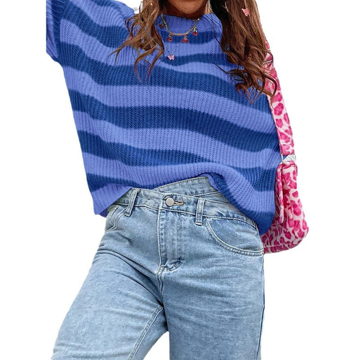Dame Oversized Striktrøje Stilla