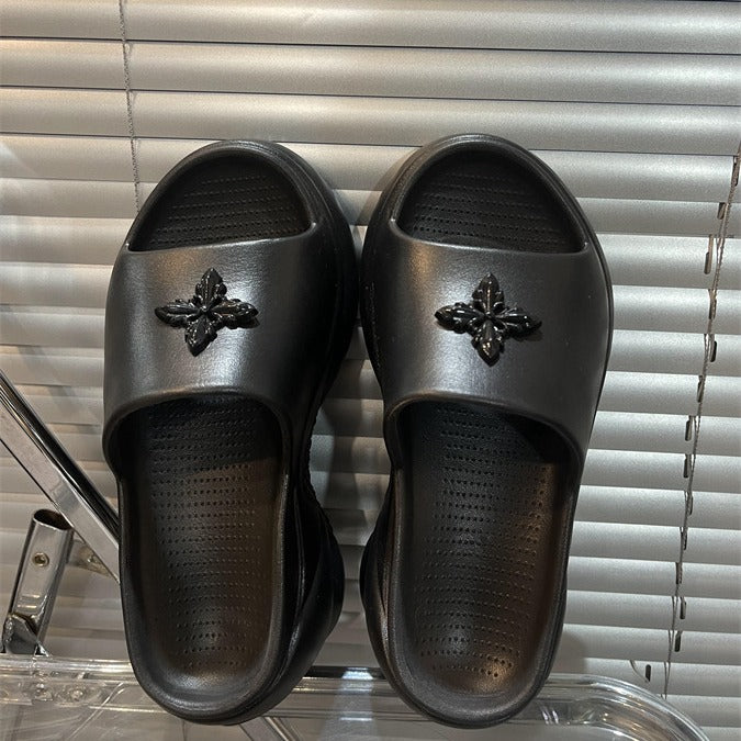 Dame komfortable slippers med legende sommerfugledesign Stilla