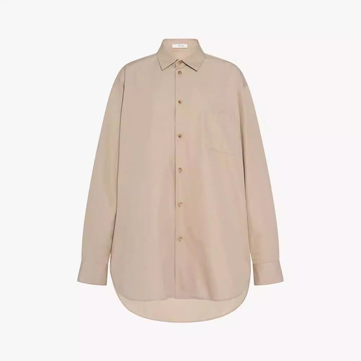 Dame brede og elegante højhalsede bukser med klassiske læg Stilla