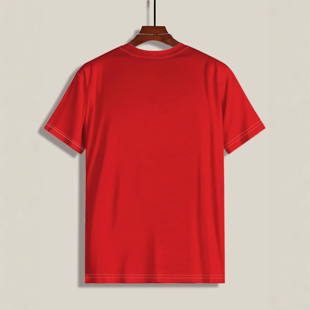 Herren T-shirt med unikt Barbed Wire-motiv og kvalitets bomuldsblanding Stilla