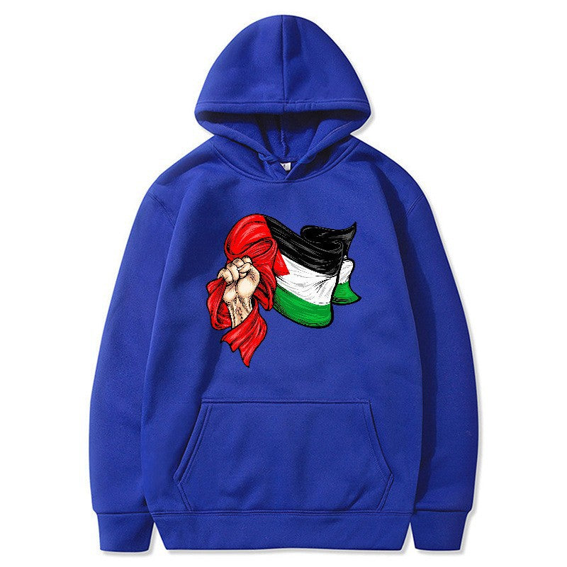 Kvinders hoodie med unikt grafisk design Skovae