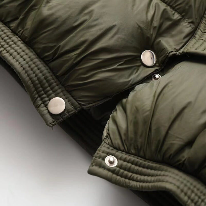 Femme Puffer-jakke med justerbar kant Stilla