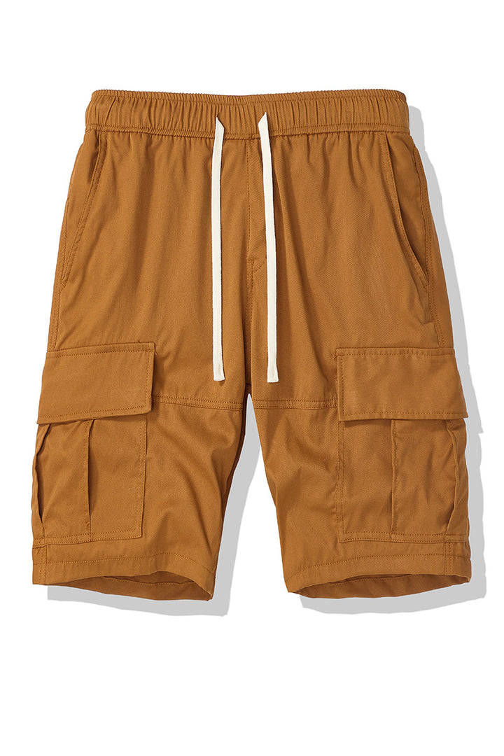 Herren Cargo-Shorts med elastisk talje og flere side lommer Stilla