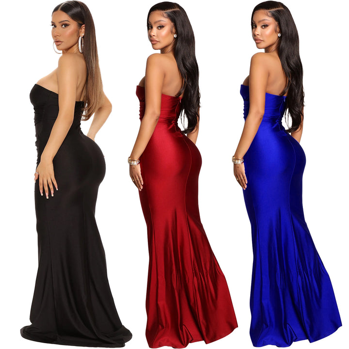 Dame One-Shoulder Bodycon Aftenkjole Stilla