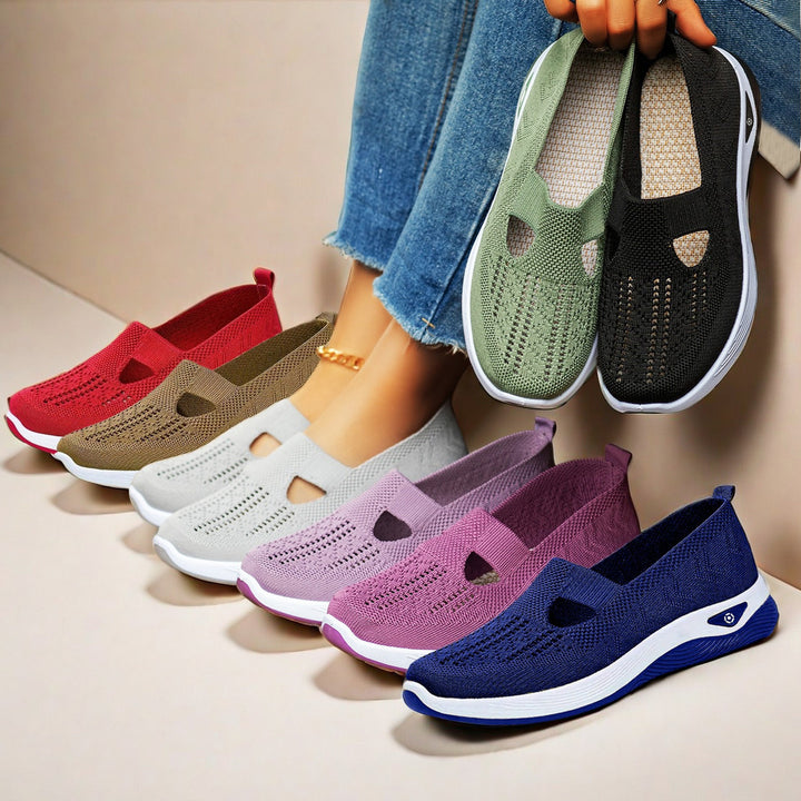 Dame Komfortable Slip-On Sneakers Stilla