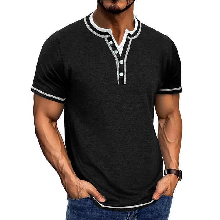 Herrer Poloshirt med knaplukning Stilla