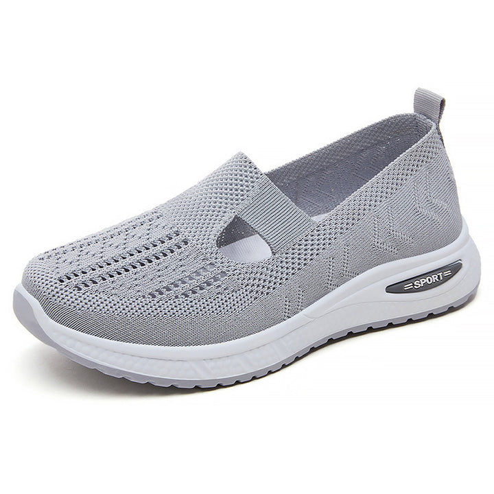 Femme Åndbare Slip-On Fritids-Sneakers med Fleksibel Ventilation Stilla