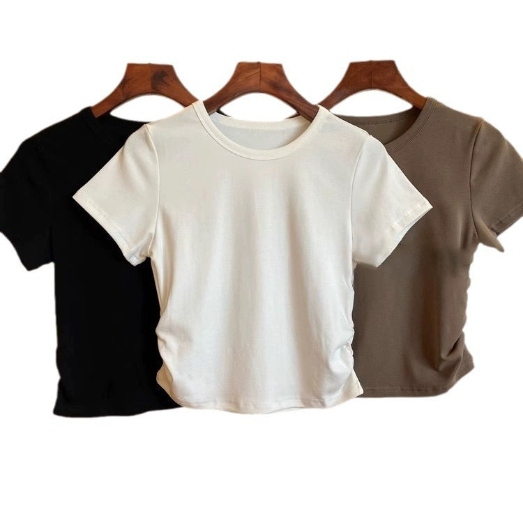 Dame Casual Rynk Kortærmet T-shirt Stilla