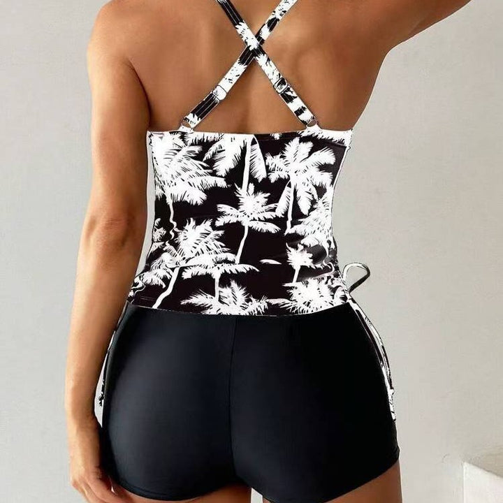 Dame svømmeoutfit med blomsterprint Stilla