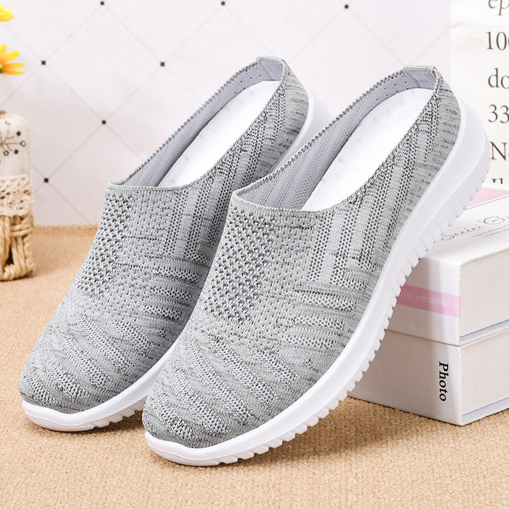 Dame fritidssko med elastisk slip-on design og stødabsorberende sål Stilla