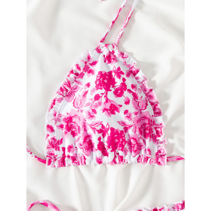Dame Triangel-Bikini med legende ruffle-design Skovae