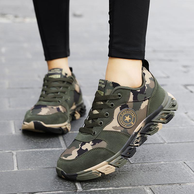 Herrer Camo Mode Sneakers Stilla