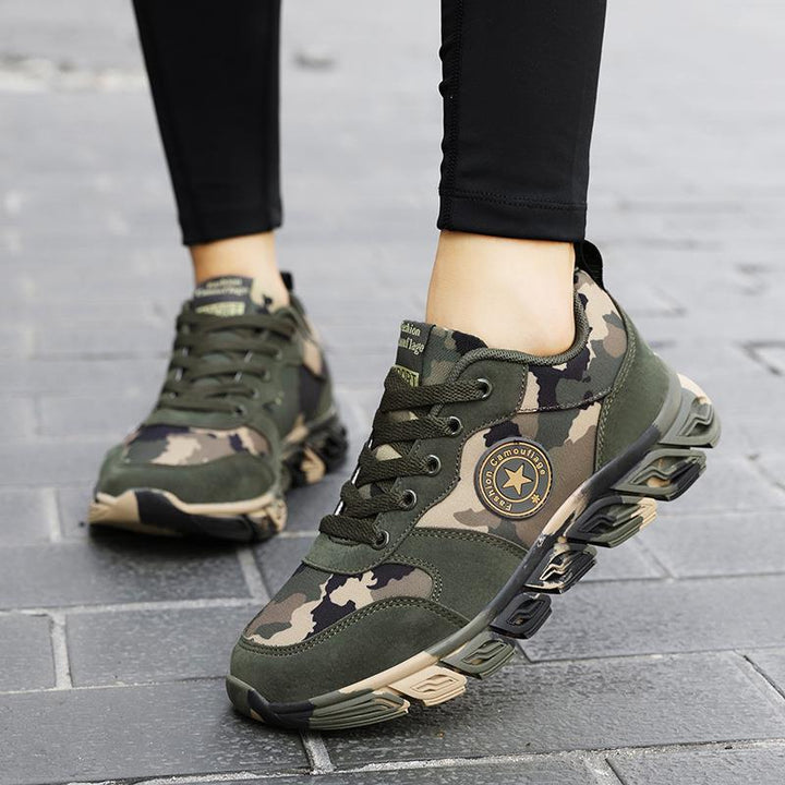 Herrer Camo Mode Sneakers Stilla