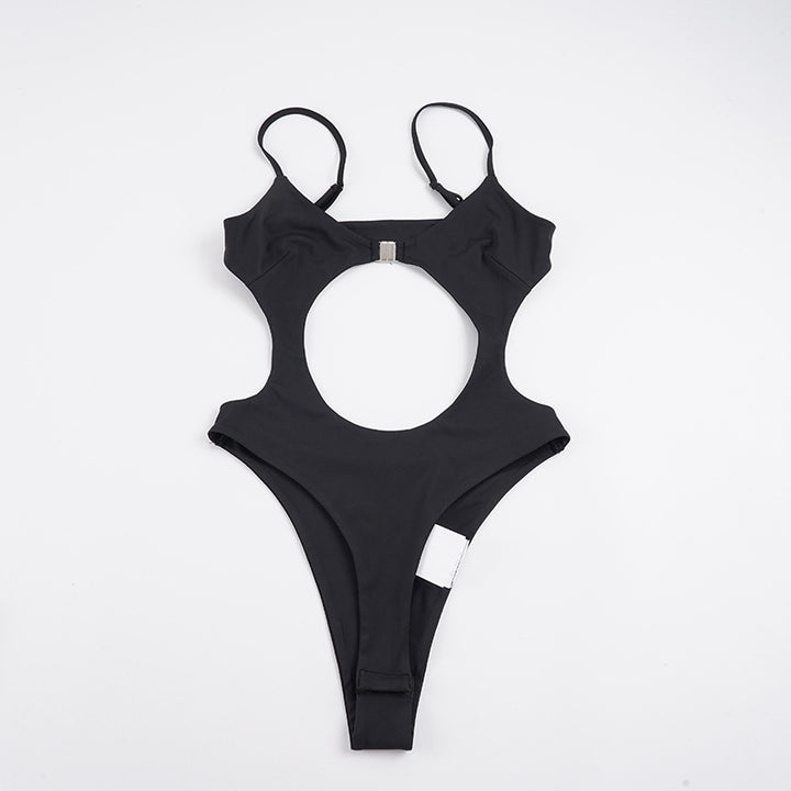 Damen Badeanzug mit einzigartigem Cut-Out-Design und verstellbaren Trägern Skovae