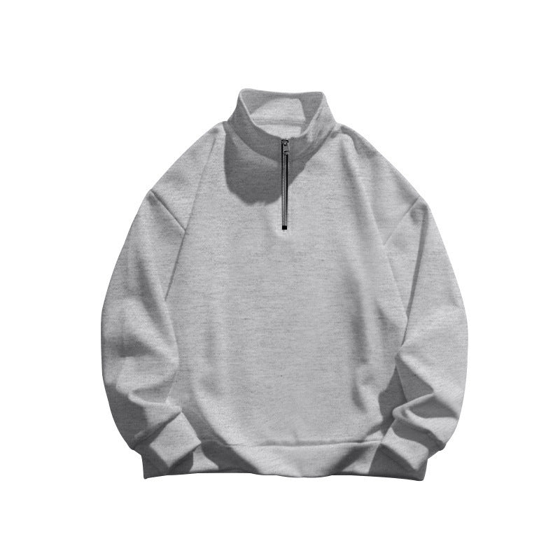 Dame sweatshirt med halv lynlås og oversized pasform Stilla