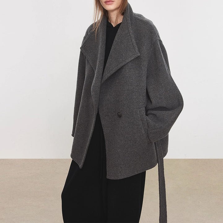 Damer oversized uldjakke Stilla