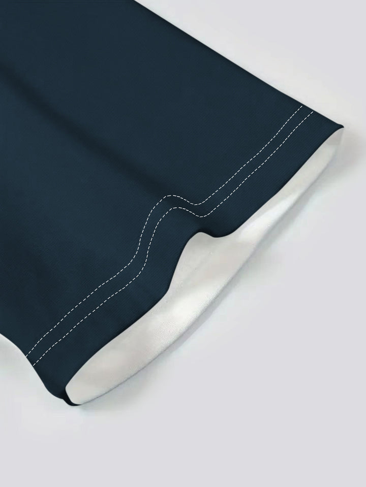 Herrer T-shirt med kreativ farvegradient og stilfuld Paris-tekst Stilla