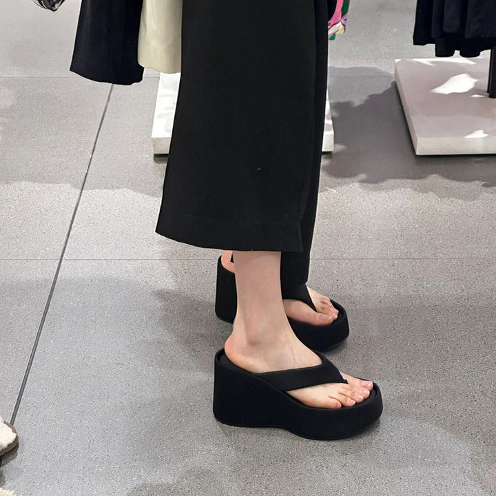 Dame stilfulde Plateau-sandaler Stilla