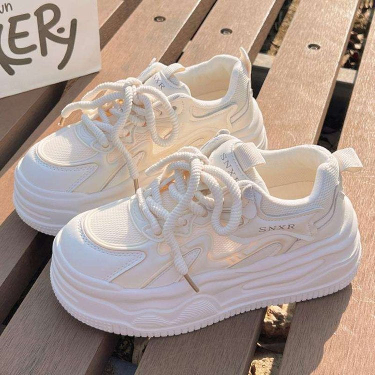 Dame Sneakers med støddæmpende såldesign og åndbart overmaterialekombination Stilla