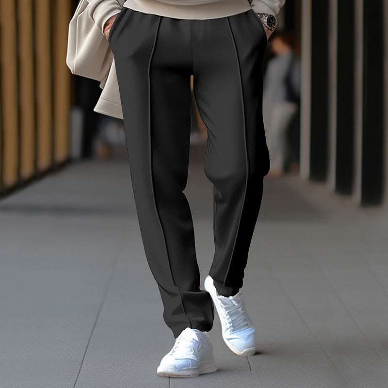 Dame sporty fritidshose med elegante sidesømme og høj talje Stilla