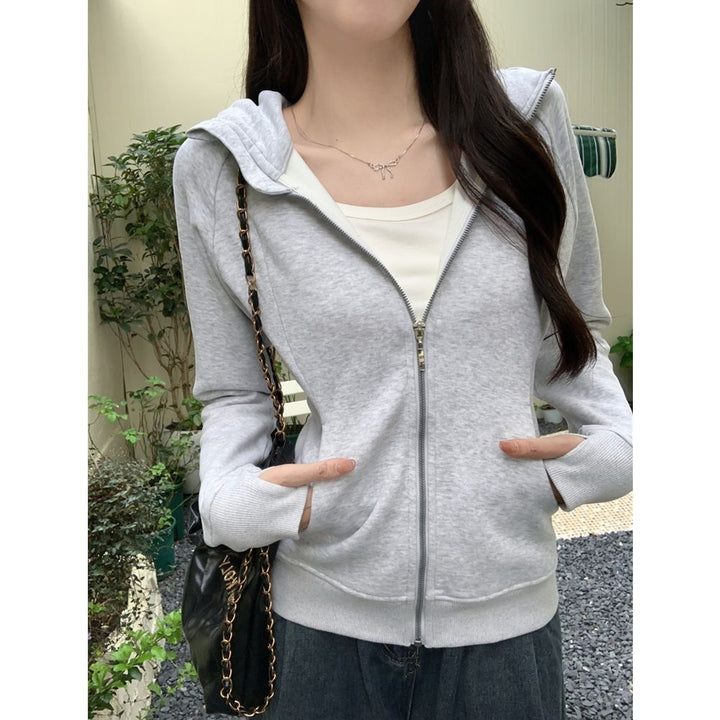 Femme Zip-Up Fleece Hoodie Stilla