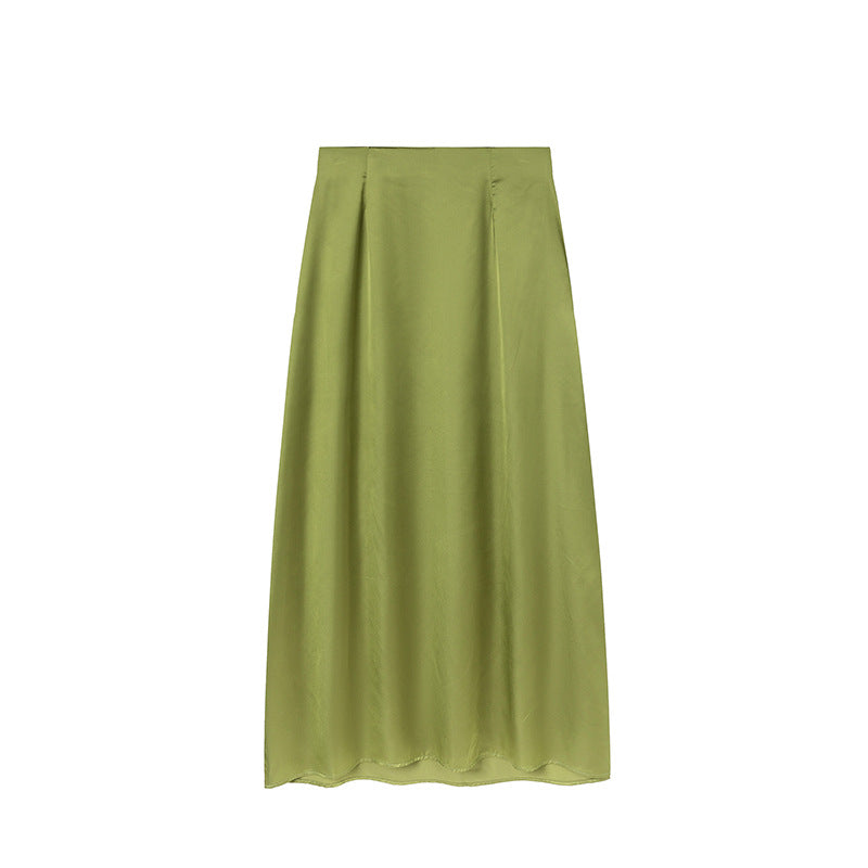 Dame Elegant Midi-Nederdel Stilla