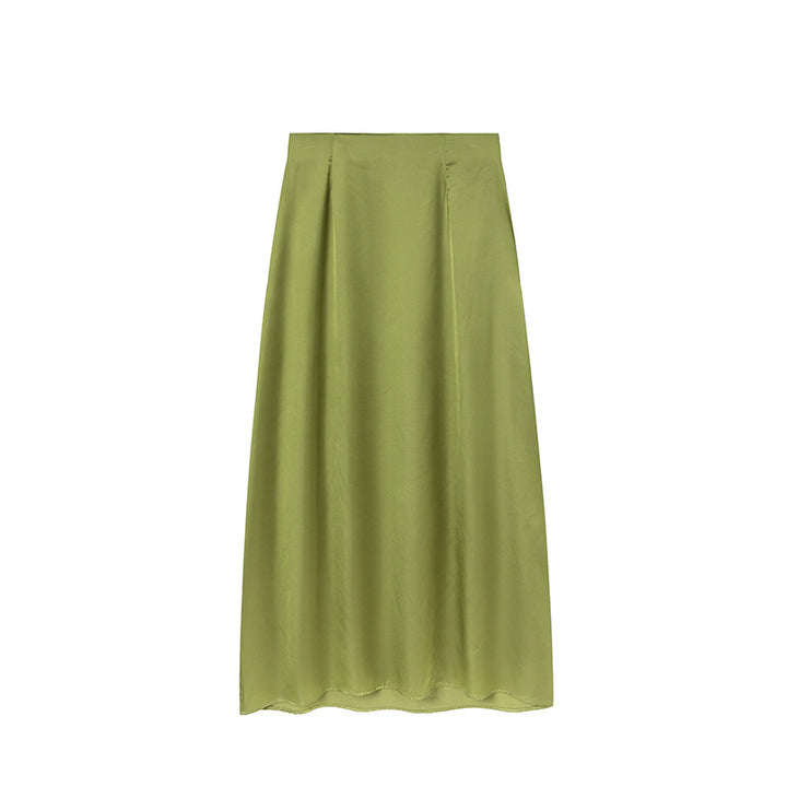 Dame Elegant Midi-Nederdel Stilla