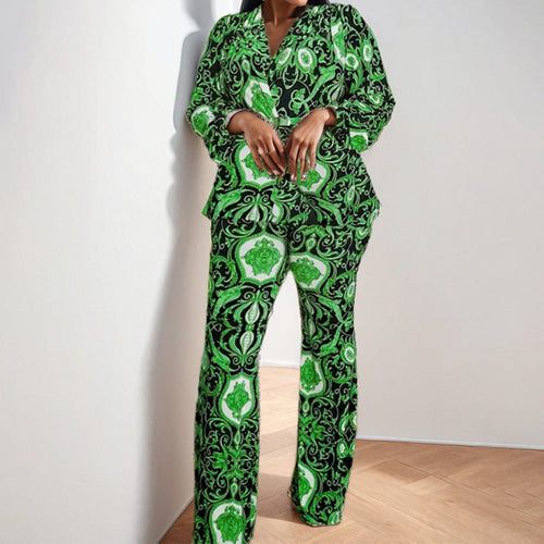 Dame Elegant og kunstnerisk designet overdel med vidde jumpsuit Stilla