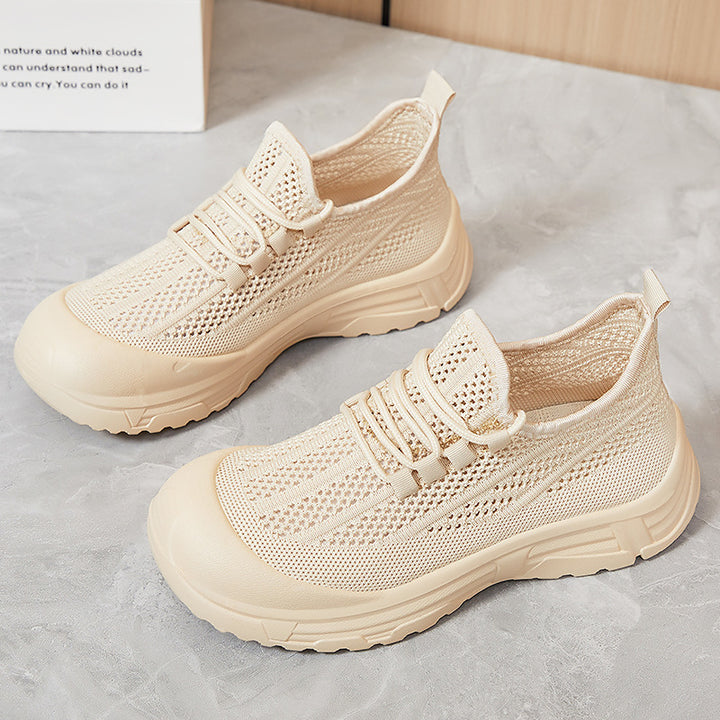 Dame Sporty Mesh-Sneakers med åndbart overtøj og dæmpende sål Stilla