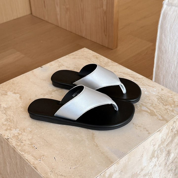 Femme Stilfulde Tåsplit Sandaler Stilla