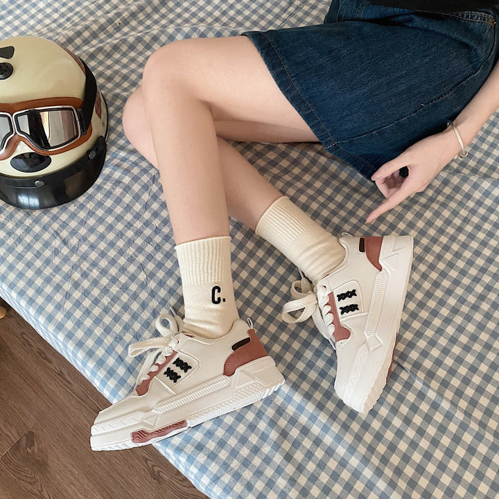 Damer Sporty Chunky Sneakers med åndbart mesh-overdel og stabil gummisål Stilla